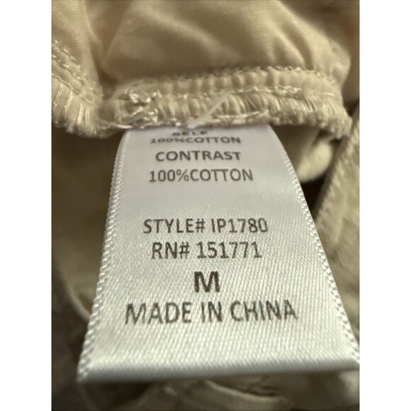 12th Tribe Jeans Womens High rise Barrel Leg , Baggy Denim 2 Tone Cream No Str - Picture 6 of 6